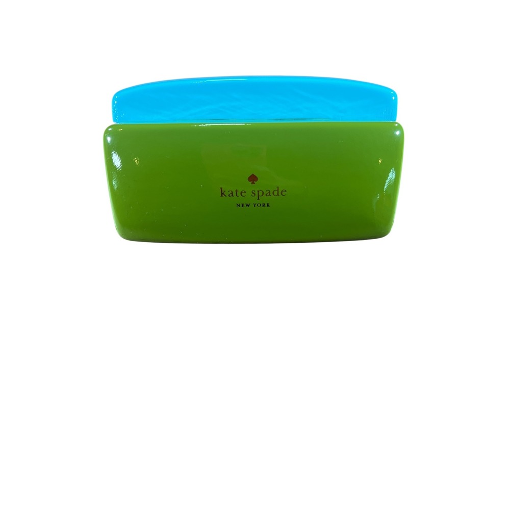 Kate Spade New‎ York Eyeglasses Sunglasses Case Green Blue Eyes Designer
